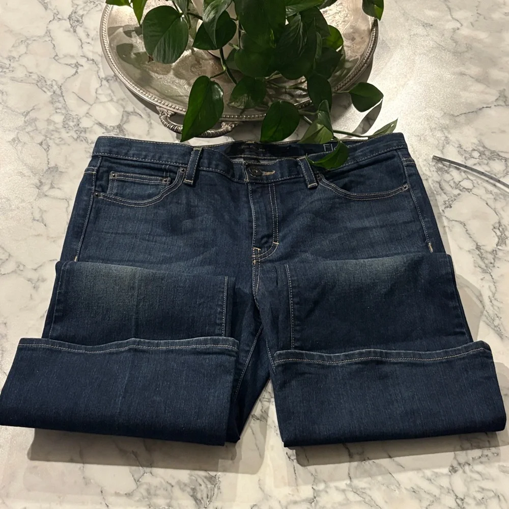 Calvin Klein Jeans - Dark Blue Women's Flare Denim - Picture 2 of 10